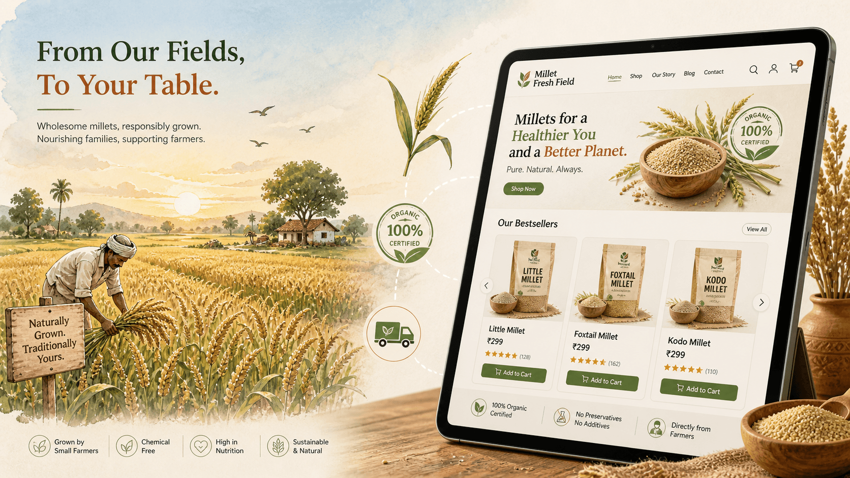 Millet Fresh Field